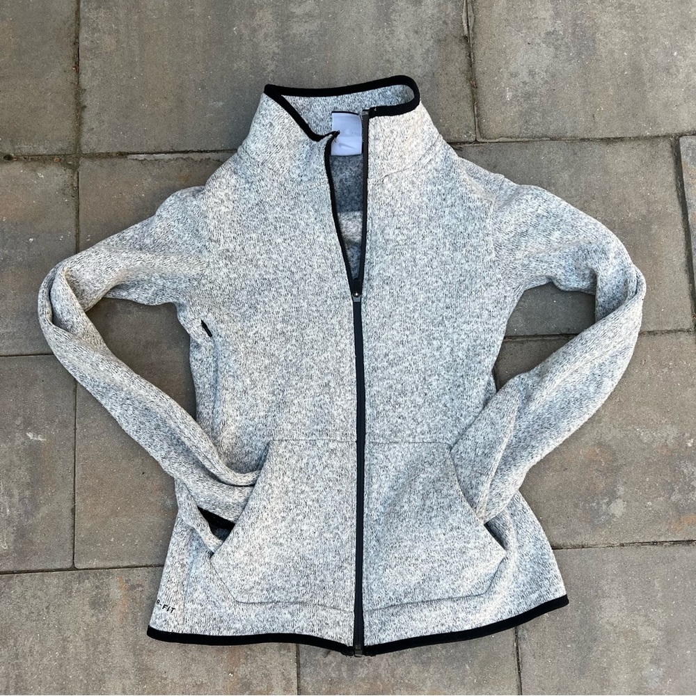 Grey Nike Therma Fit Zip up - Size XS